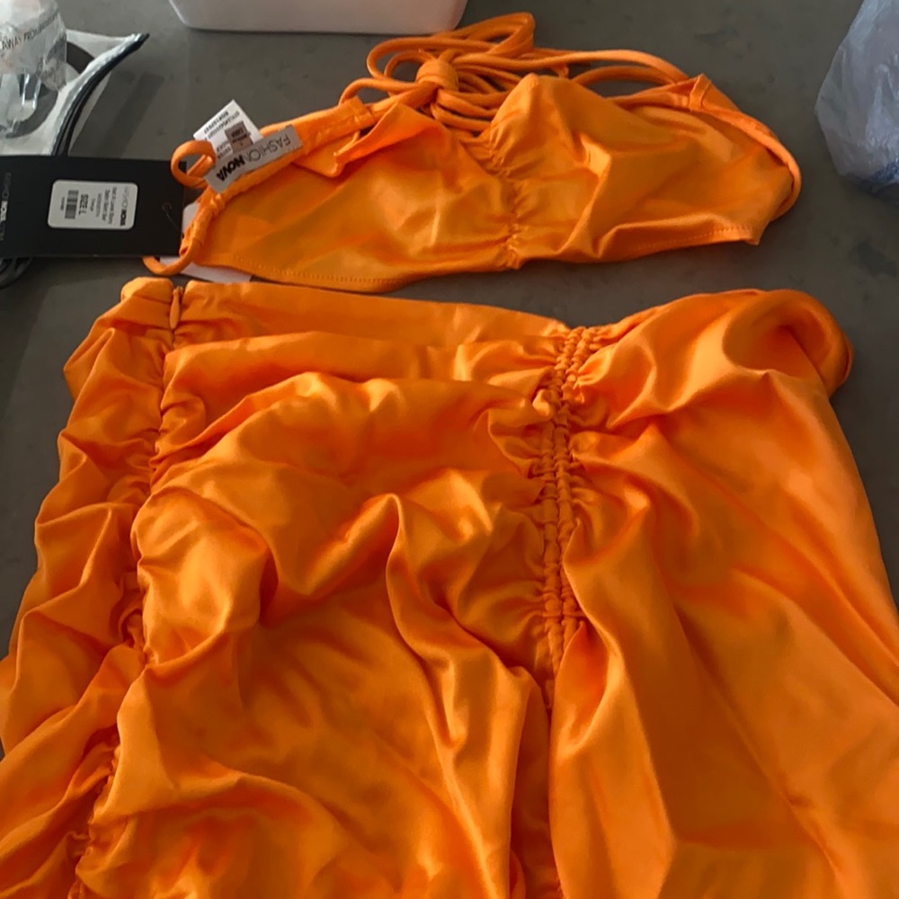 Orange Two piece set